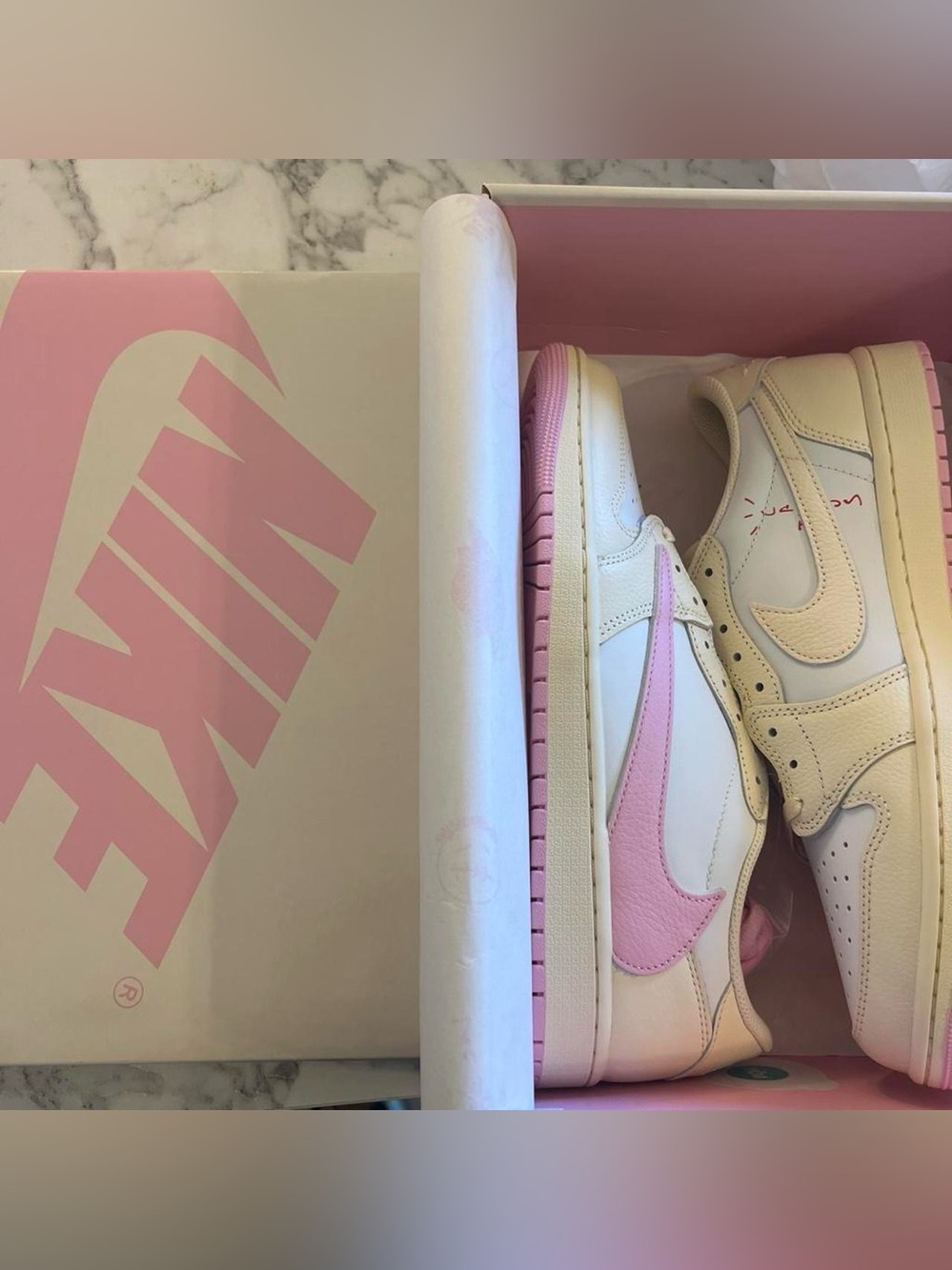 Travis Scott x Air Jordan 1 Low OG “Shy Pink” | Cactus Jack